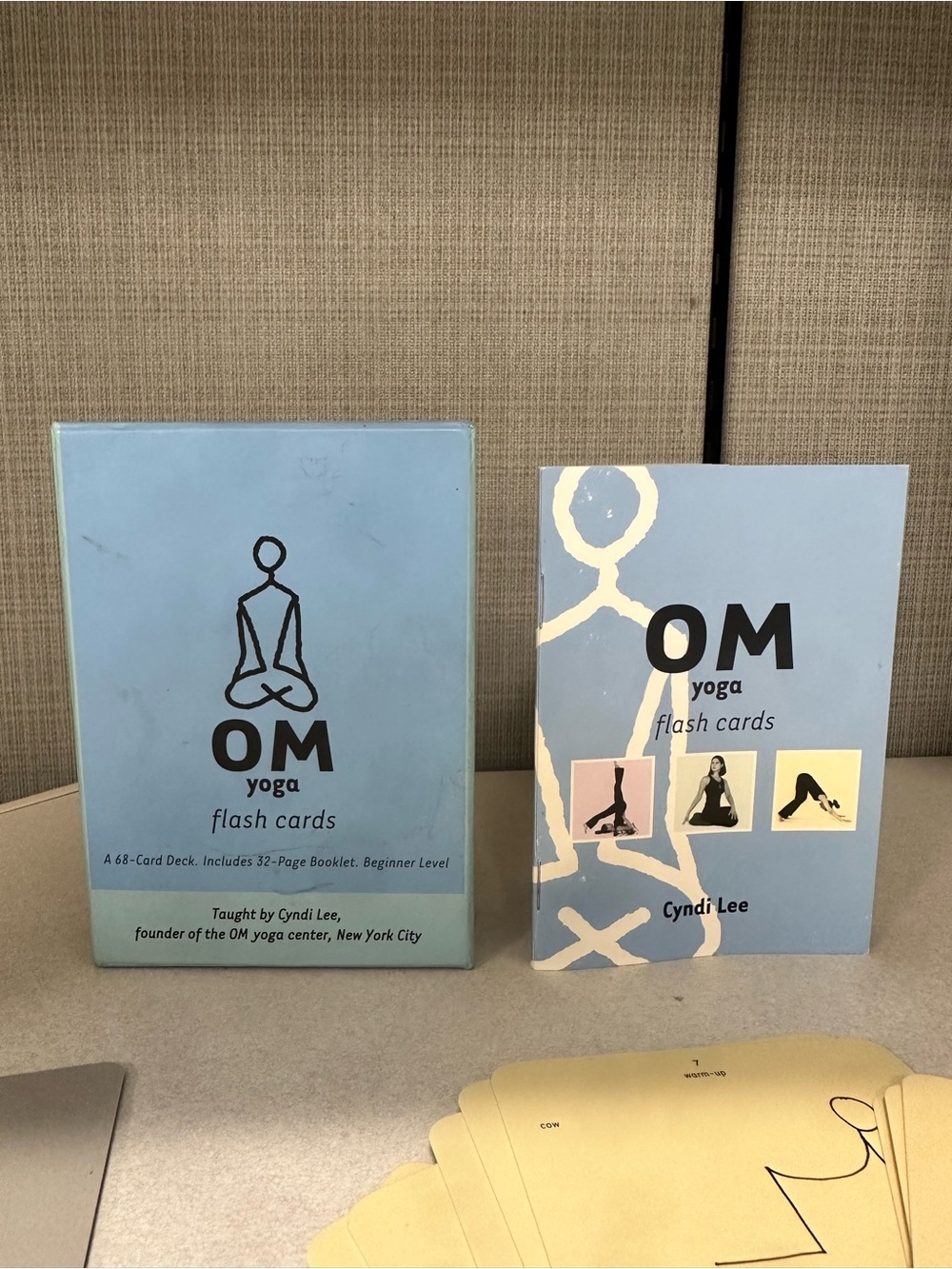 OM Yoga Flash Cards by
